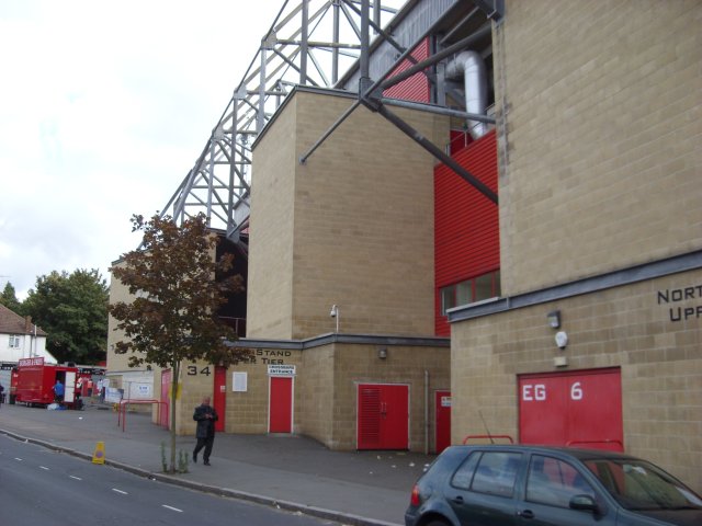 Rear of the North Stand